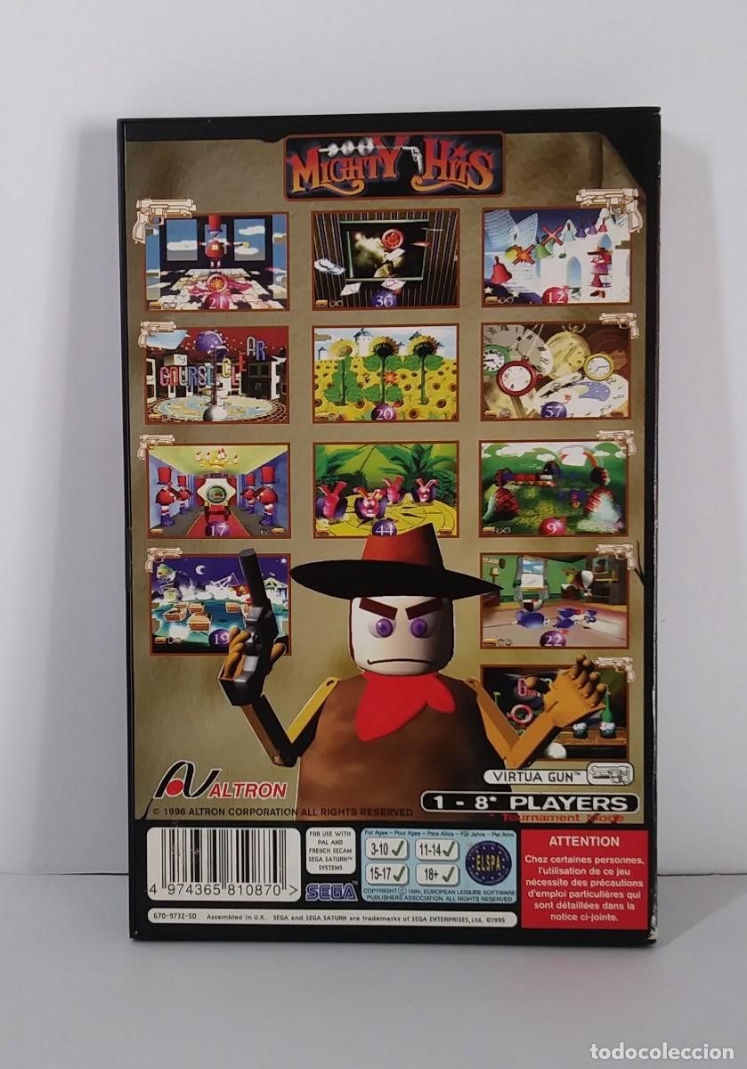 Videojuegos y consolas: MIGHTY HITS SATURN COMPLETO COMO NUEVO - Foto 3