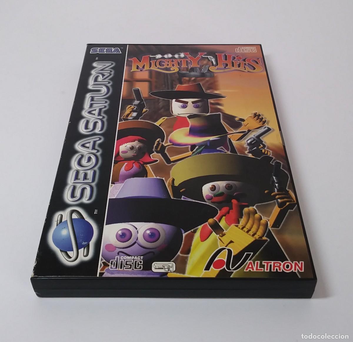 Videojuegos y consolas: MIGHTY HITS SATURN COMPLETO COMO NUEVO - Foto 5