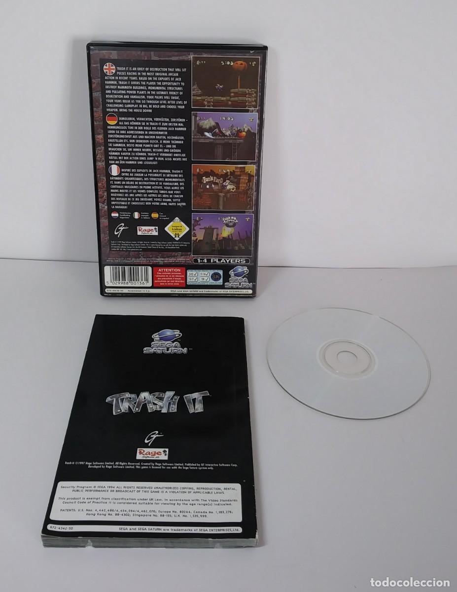 Videojuegos y consolas: TRASH IT SEGA SATURN PAL - Foto 12