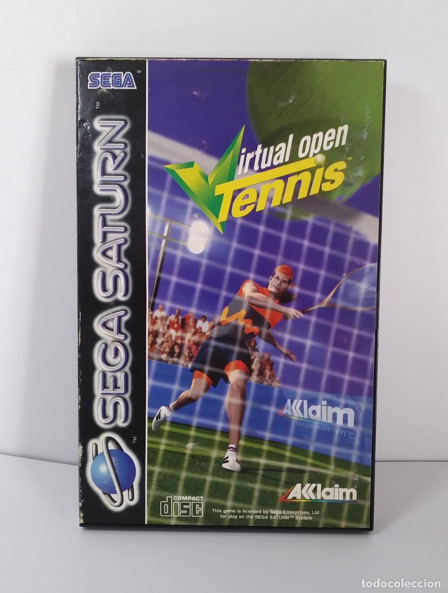 Videojuegos y consolas: VIRTUAL OPEN TENNIS SATURN PAL COMPLETO - Foto 1