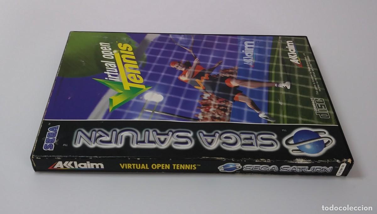 Videojuegos y consolas: VIRTUAL OPEN TENNIS SATURN PAL COMPLETO - Foto 4