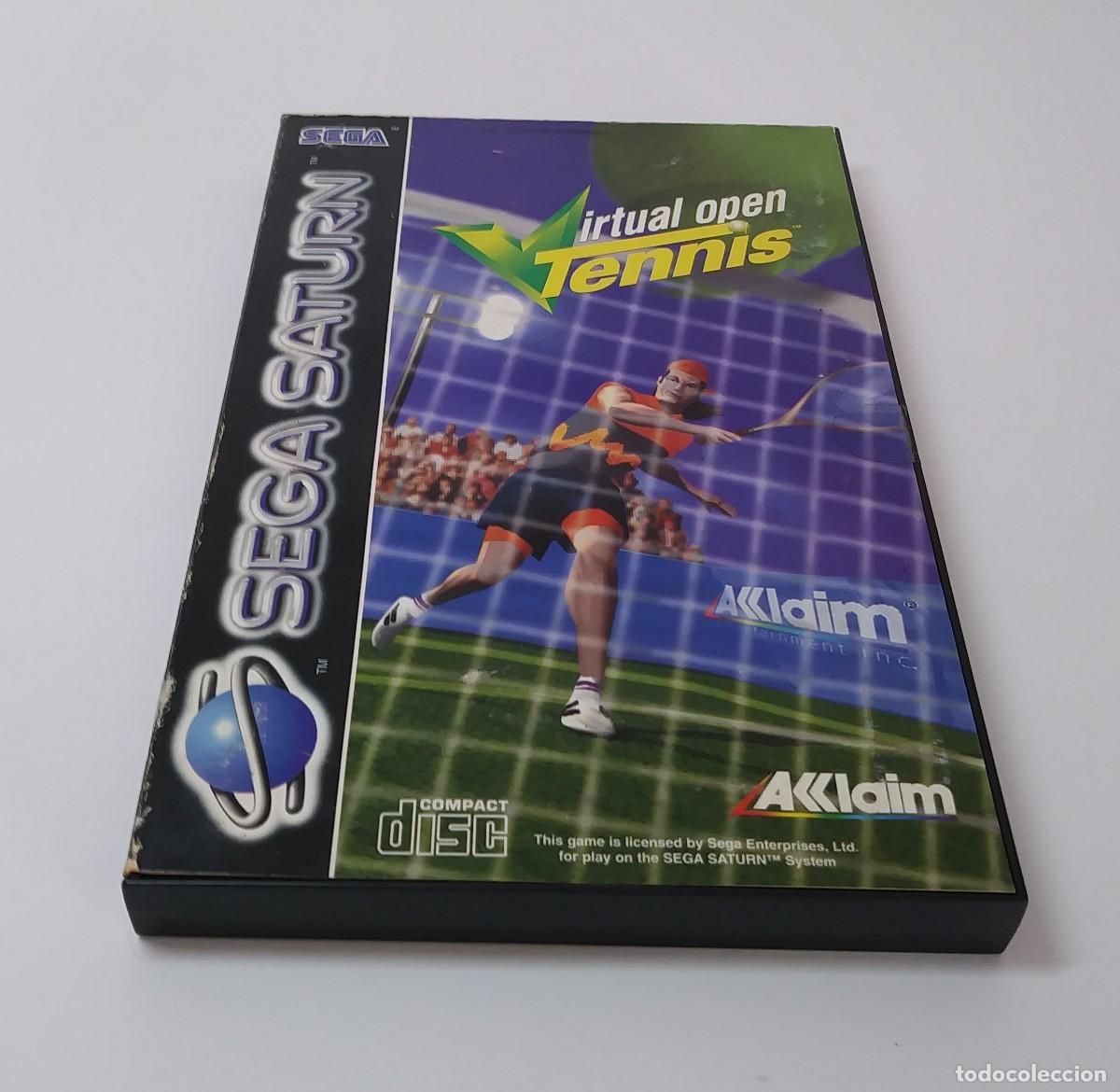 Videojuegos y consolas: VIRTUAL OPEN TENNIS SATURN PAL COMPLETO - Foto 5