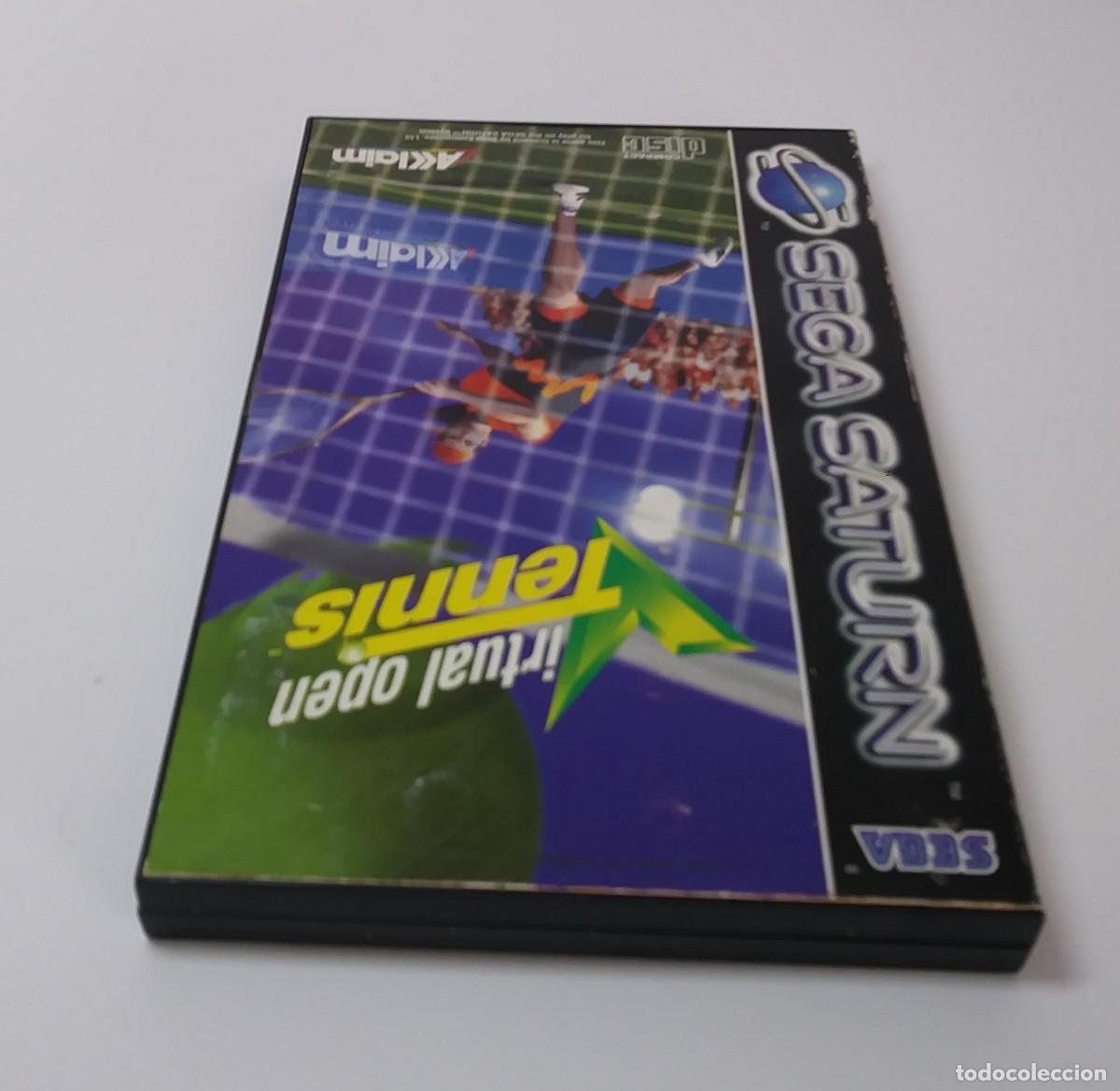 Videojuegos y consolas: VIRTUAL OPEN TENNIS SATURN PAL COMPLETO - Foto 7