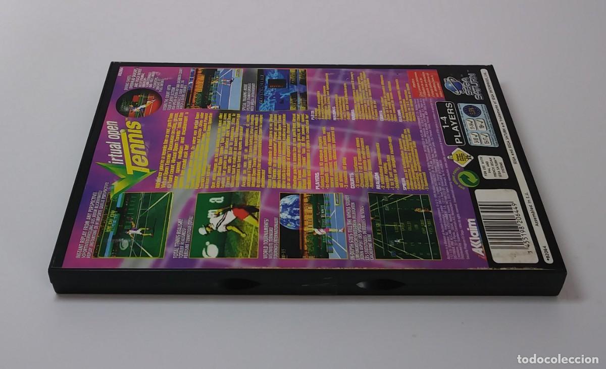Videojuegos y consolas: VIRTUAL OPEN TENNIS SATURN PAL COMPLETO - Foto 8