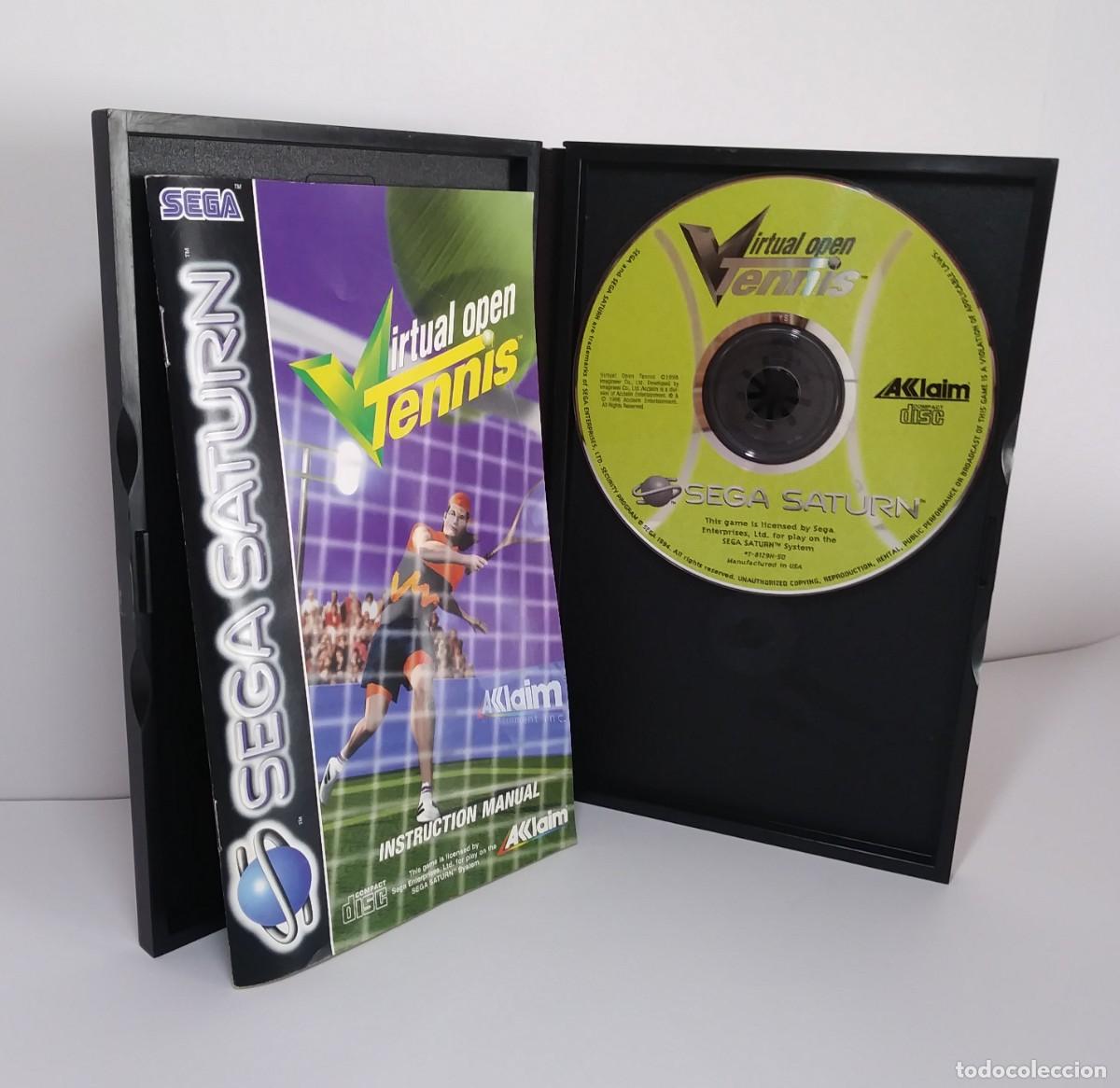 Videojuegos y consolas: VIRTUAL OPEN TENNIS SATURN PAL COMPLETO - Foto 10