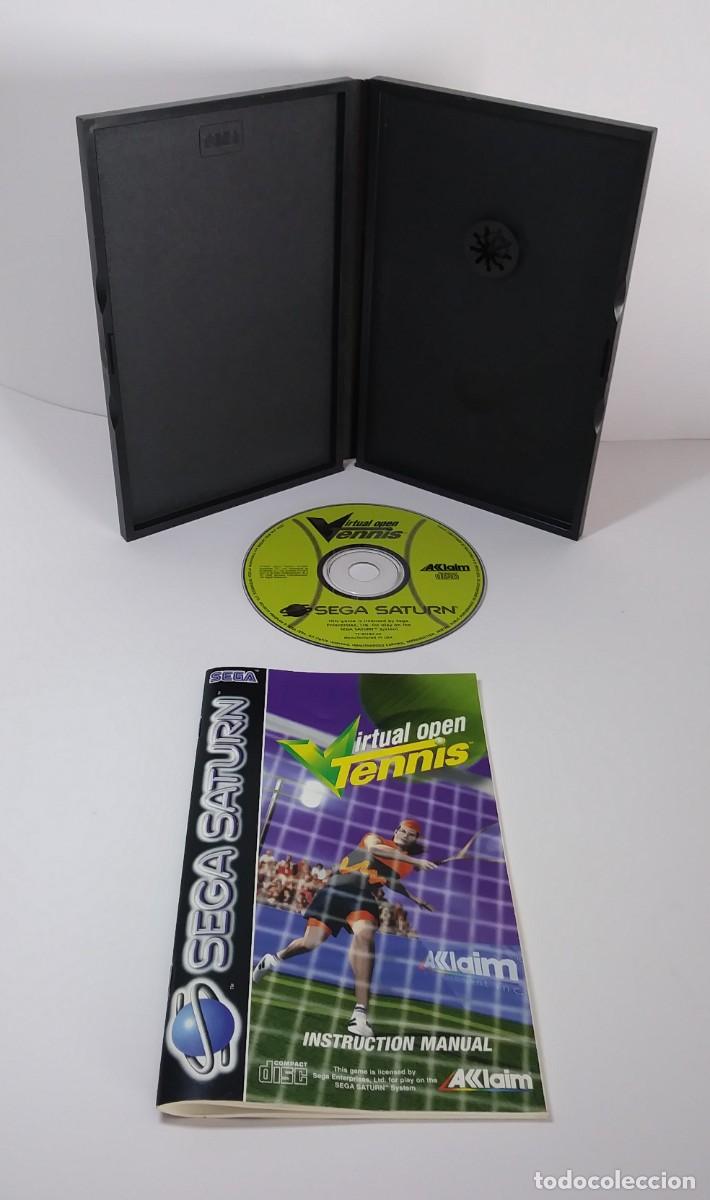 Videojuegos y consolas: VIRTUAL OPEN TENNIS SATURN PAL COMPLETO - Foto 11