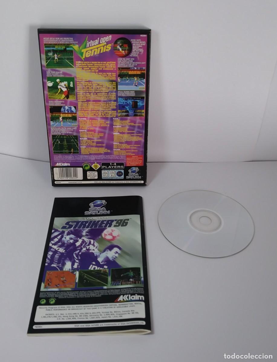 Videojuegos y consolas: VIRTUAL OPEN TENNIS SATURN PAL COMPLETO - Foto 12