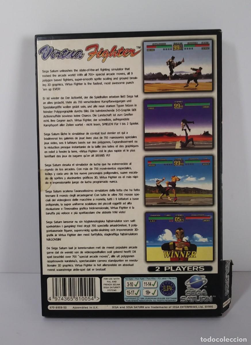 Videojuegos y consolas: VIRTUA FIGHTER SATURN PAL COMPLETO - Foto 3