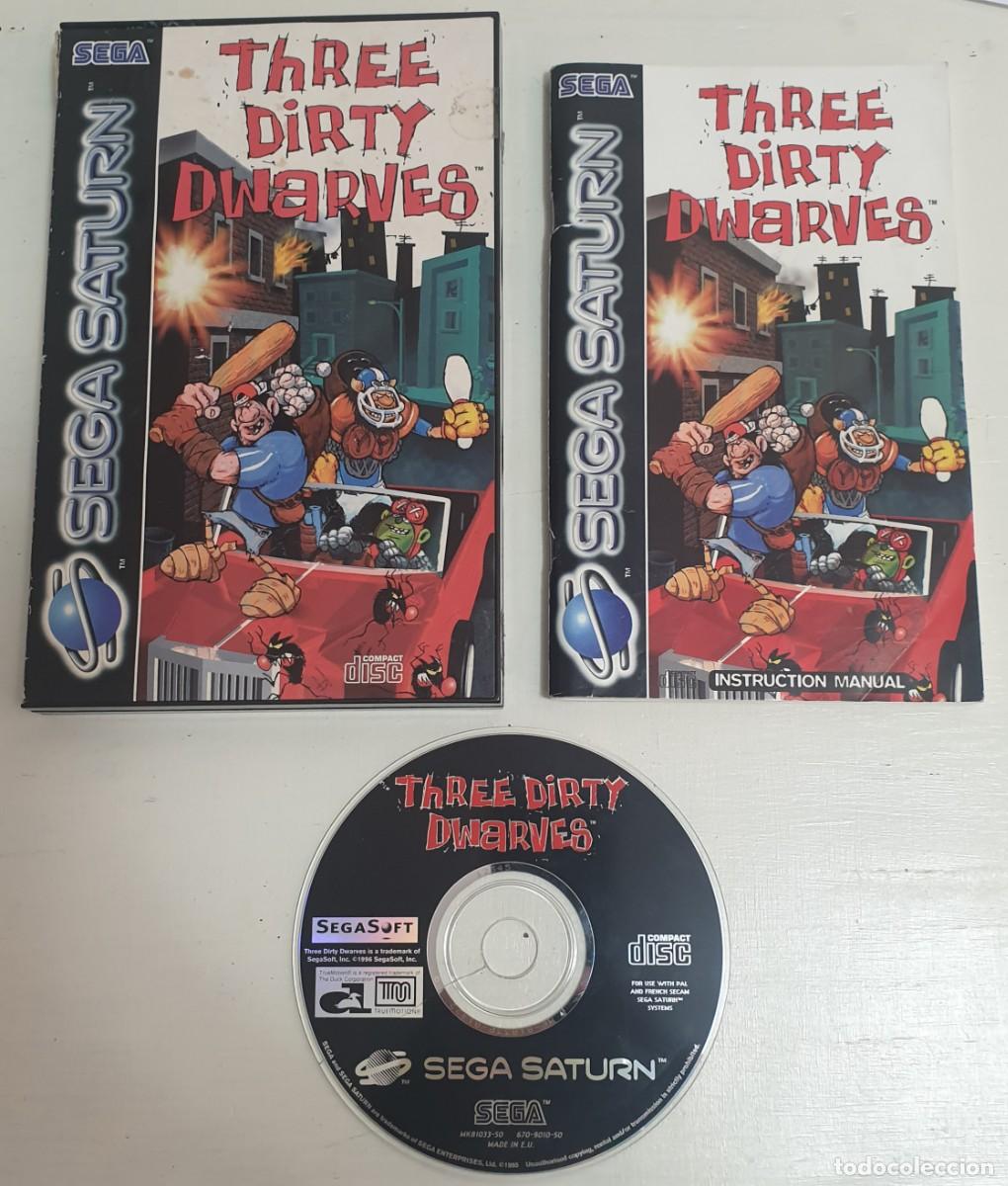 Videojuegos y consolas: Three dirty dwarves sega saturn - Foto 1