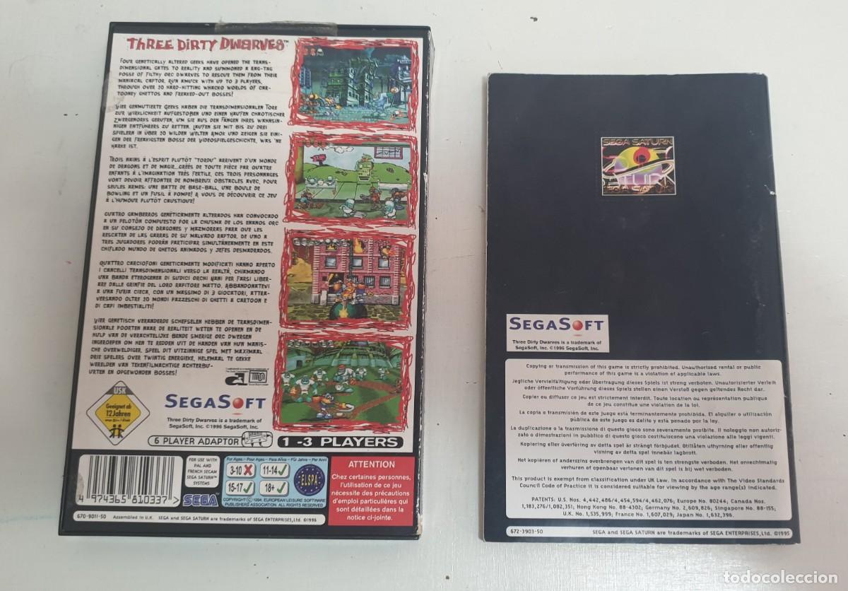 Videojuegos y consolas: Three dirty dwarves sega saturn - Foto 2