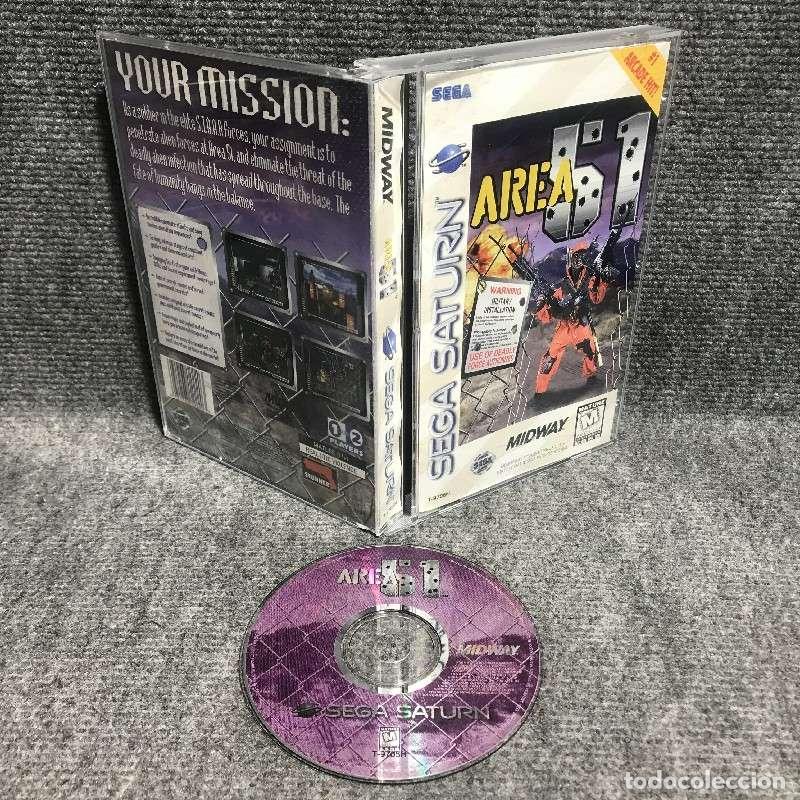 Videojuegos y consolas: AREA 51 USA SEGA SATURN - Foto 1