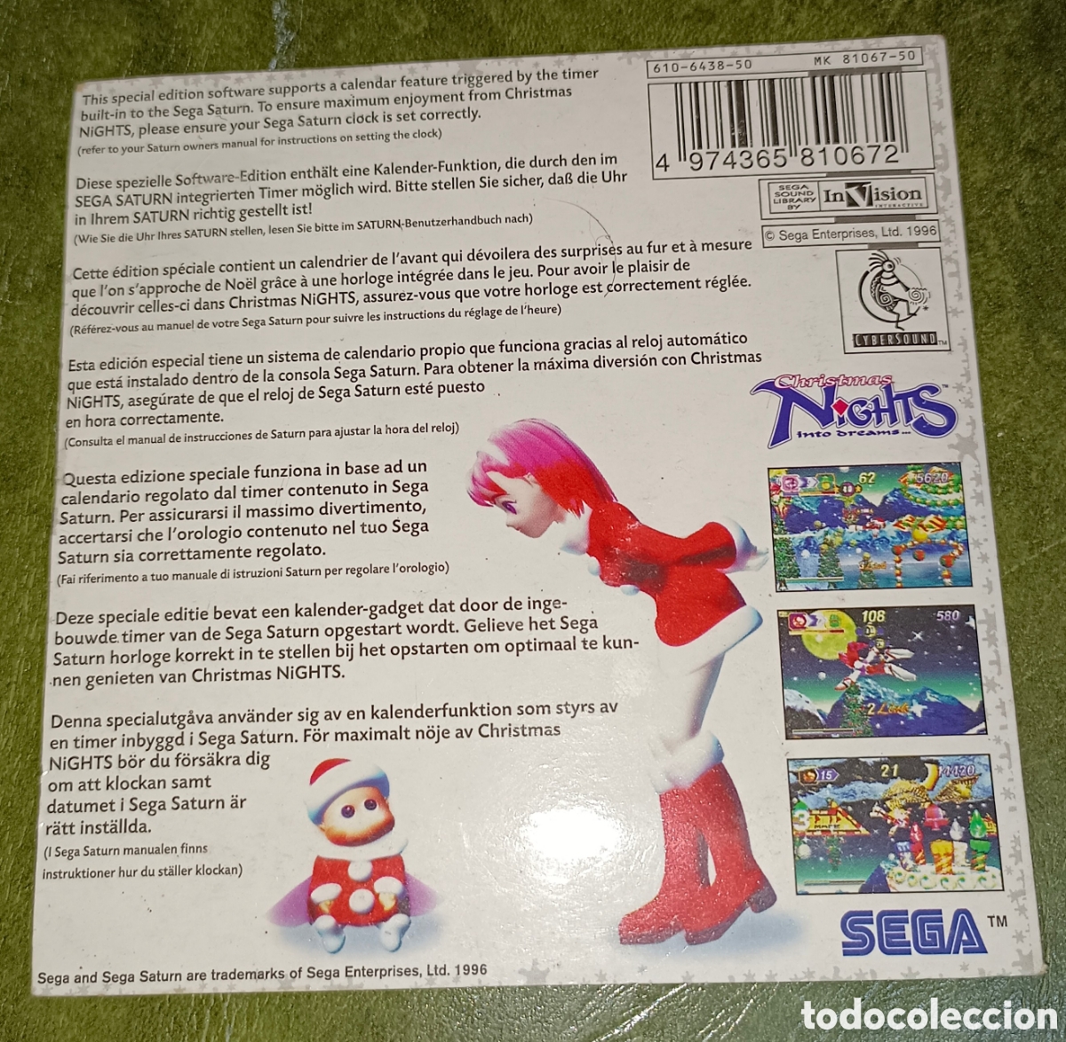 Videojuegos y consolas: Fant&aacute;stico cd SEGA SATURN - Foto 2