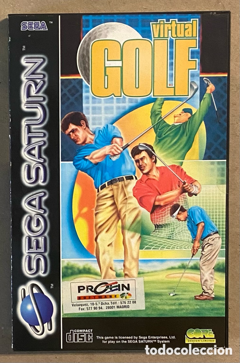 Videojuegos y consolas: SEGA SATURN. VIRTUAL GOLF. SOLAMENTE LA CAJA. - Foto 1