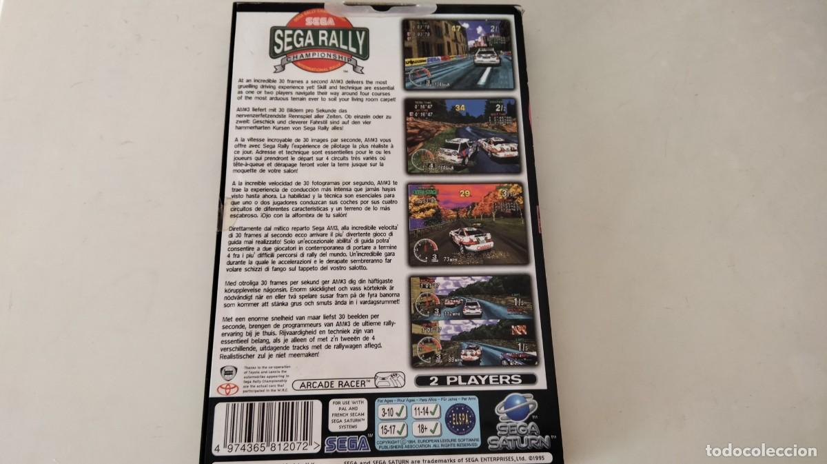 Videojuegos y consolas: Sega Rally Championship, Saturn - Foto 3
