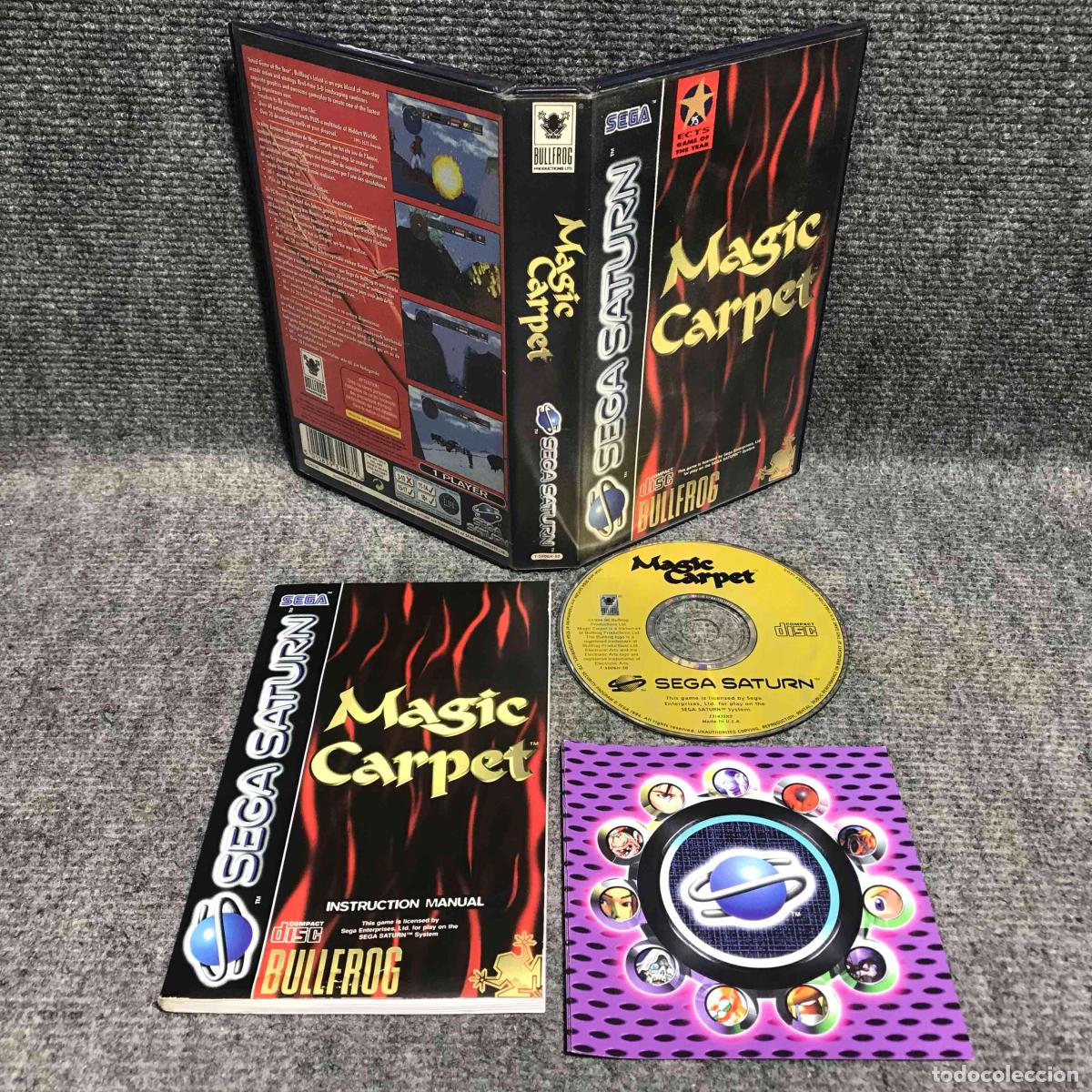 Videojuegos y consolas: MAGIC CARPET SEGA SATURN - Foto 1