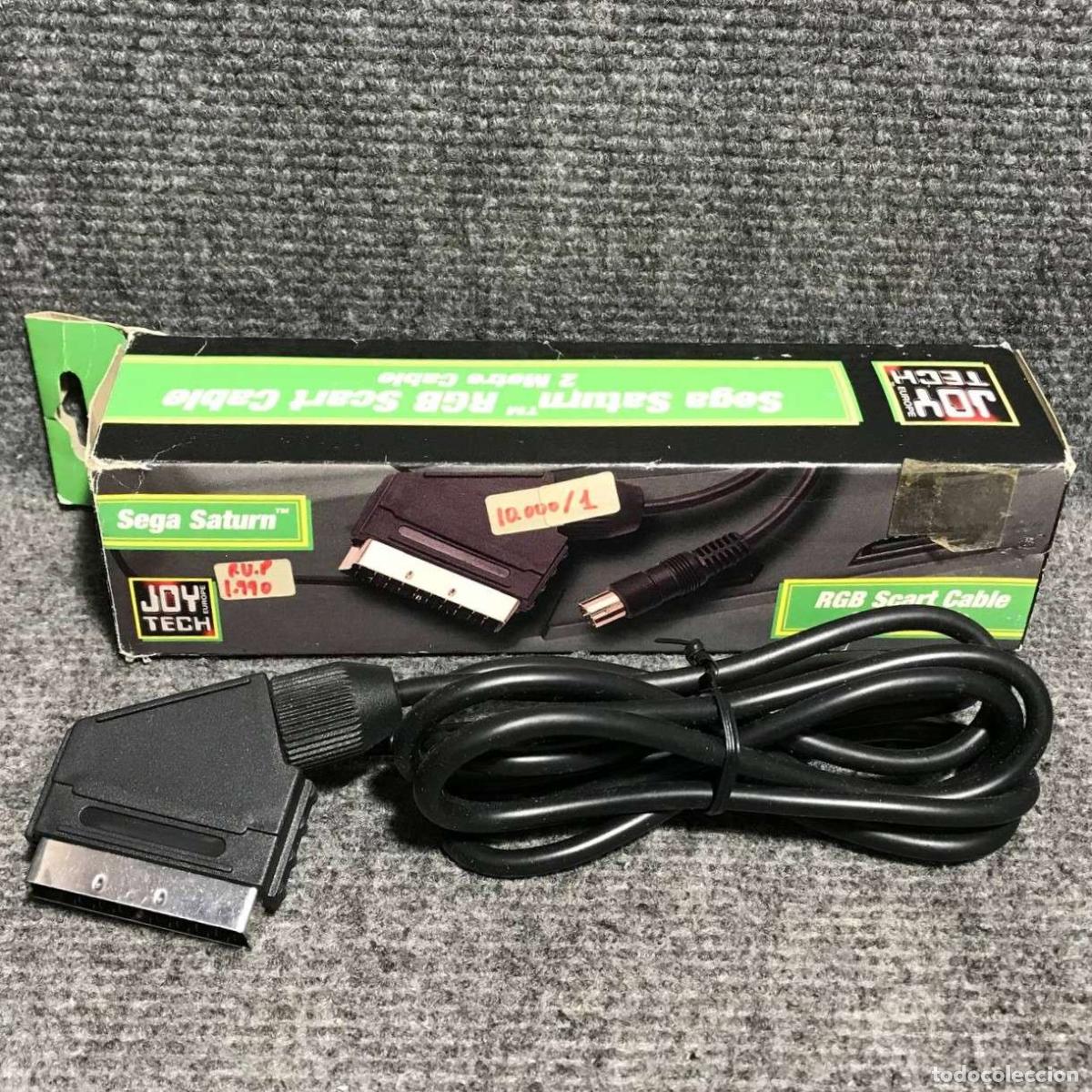 Videojuegos y consolas: RGB SCART CABLE JOY TECH SEGA SATUNR - Foto 1