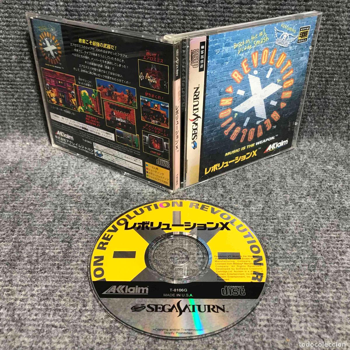 Videojuegos y consolas: REVOLUTION X JAP SEGA SATURN - Foto 1