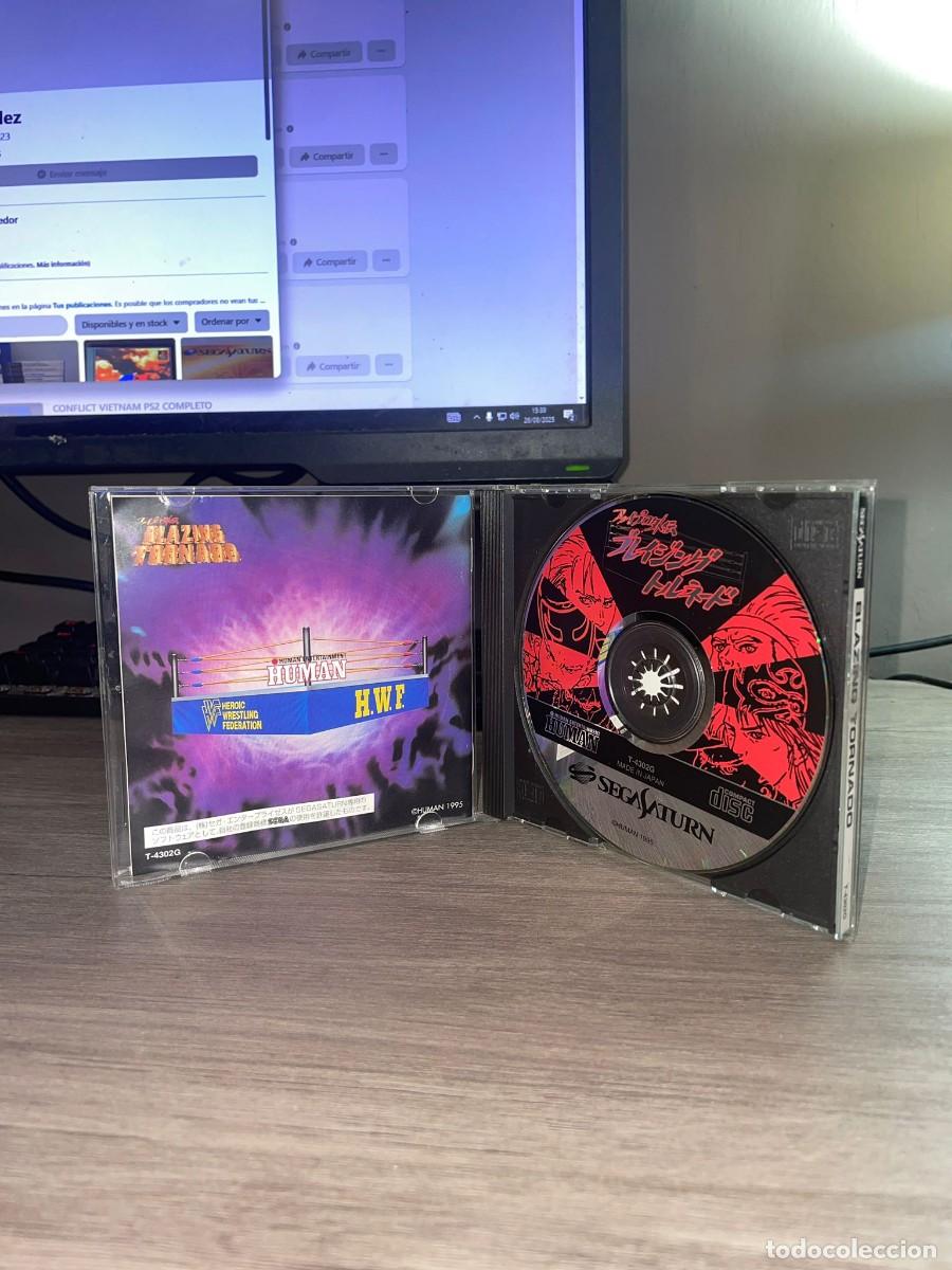 Videojuegos y consolas: BLAZING TORNADO de SEGA SATURN JAP COMPLETO y FUNCIONANDO! - Foto 2