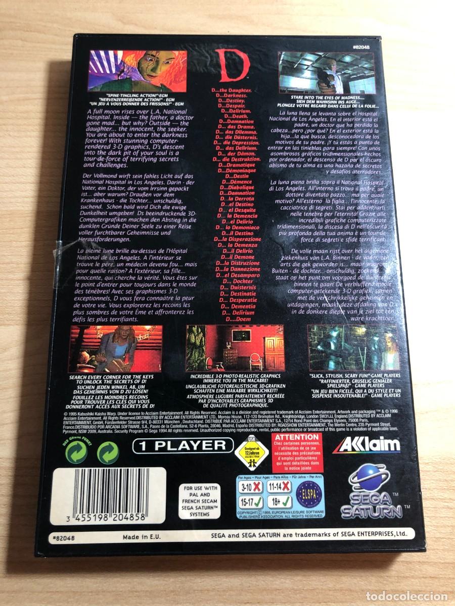 Videojuegos y consolas: D. SEGA SATURN. PAL ESPA&Ntilde;A - Foto 2