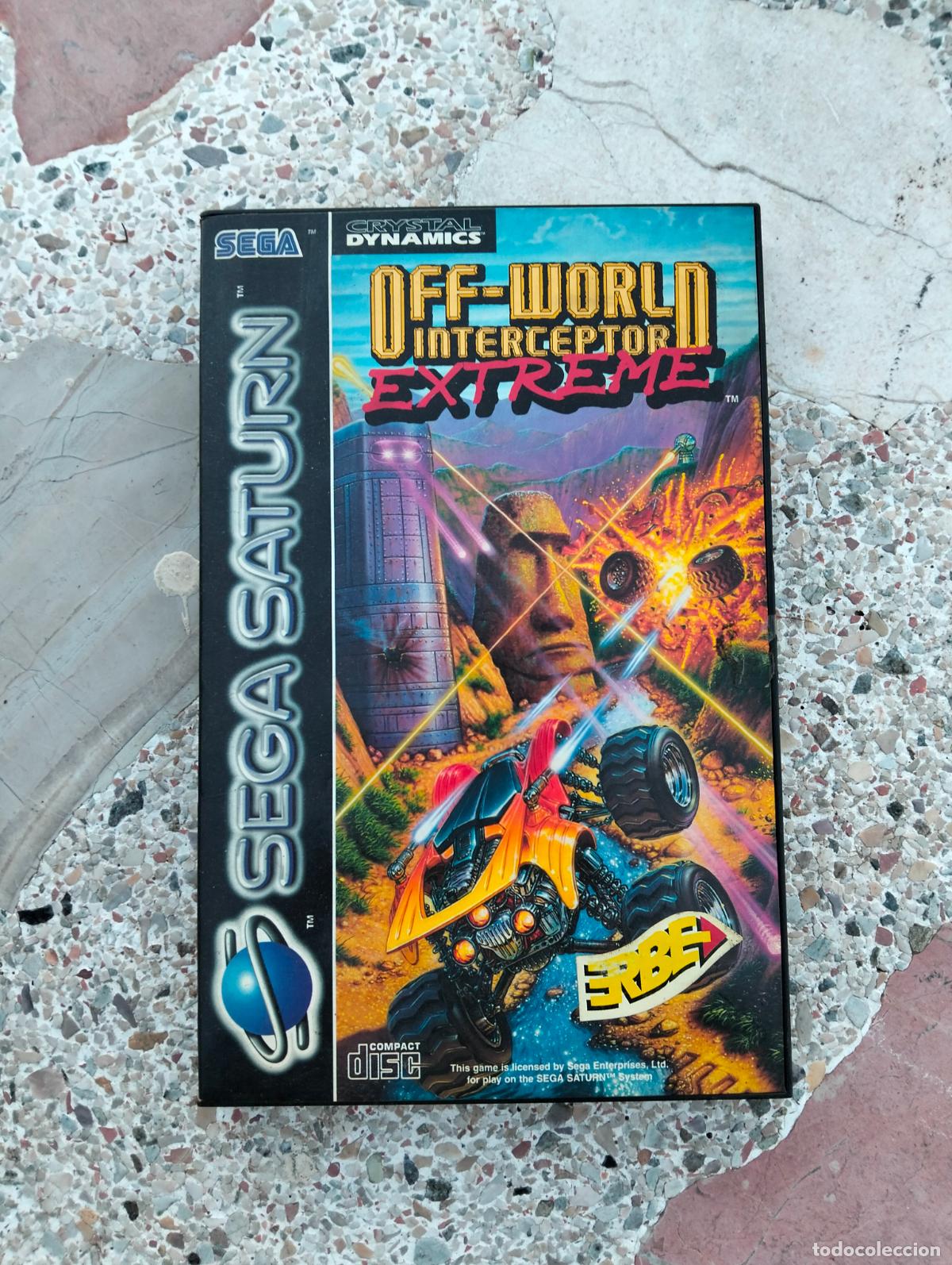 Videojuegos y Consolas: Caja de juego videojuego sega saturn crystal dynamics off-world interceptor extreme erbe solo caja