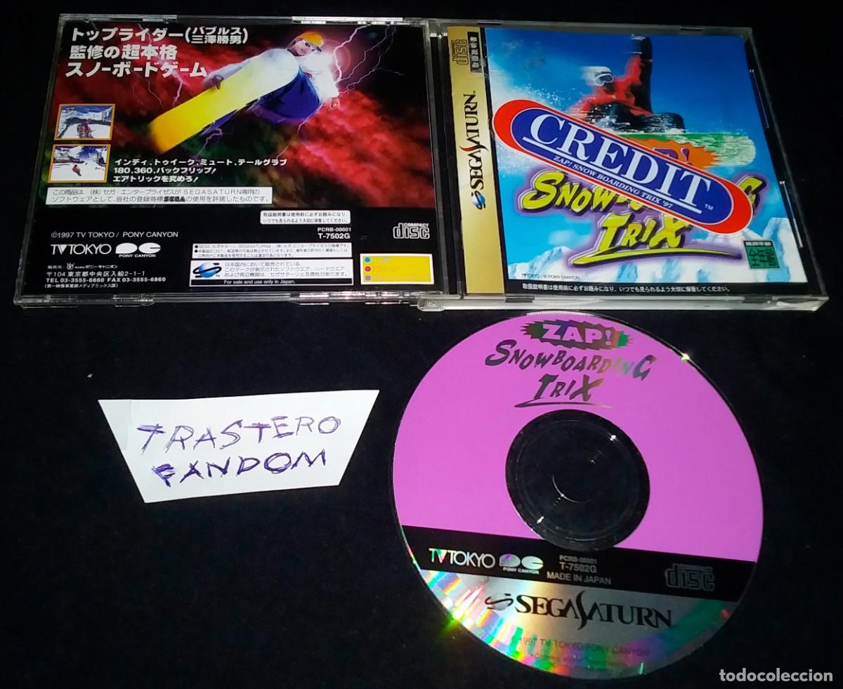 Videojuegos y Consolas: ZAP! Snowboarding Trix Sega Saturn Japon&eacute;s