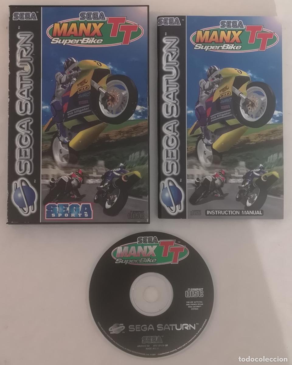 Videojuegos y consolas: SEGA SATURN MANX TT SUPERBIKE COMPLETO PAL ESPA&Ntilde;A
