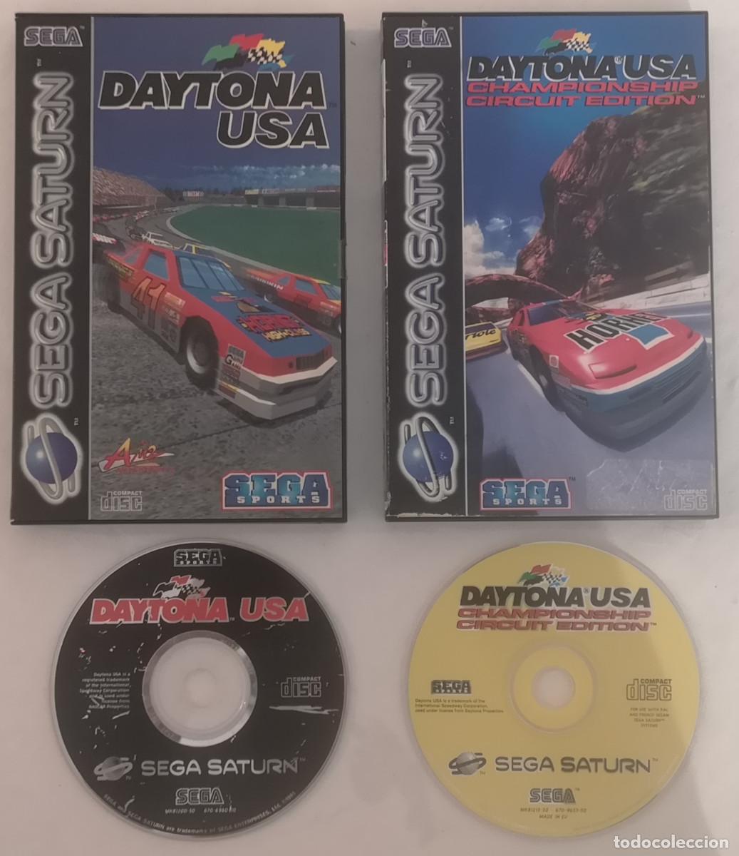 Videojuegos y consolas: SEGA SATURN DAYTONA USA + DAYTONA CHAMPIONSHIP PAL ESPA&Ntilde;A