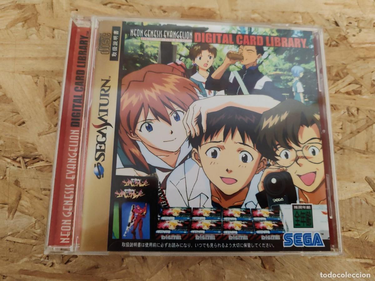 Videojuegos y consolas: Neon Genesis Evangelion Digital Card Library Saturn Jap&oacute;n