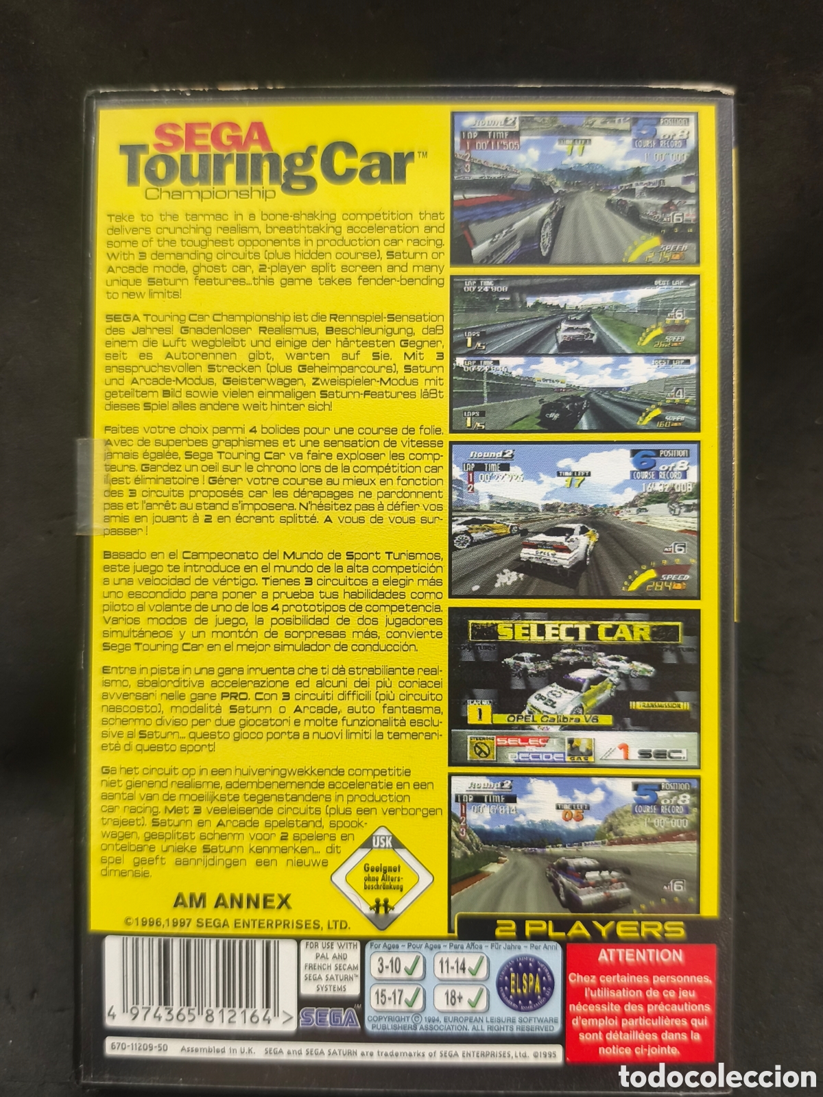 Videojuegos y consolas: Sega Touring Car champion ship - Foto 2