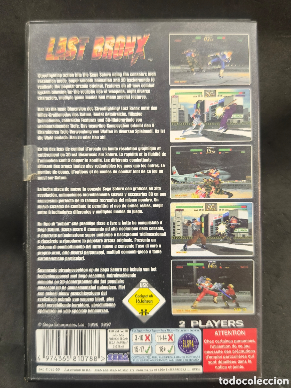 Videojuegos y consolas: Sega Saturn Last Bronx - Foto 2