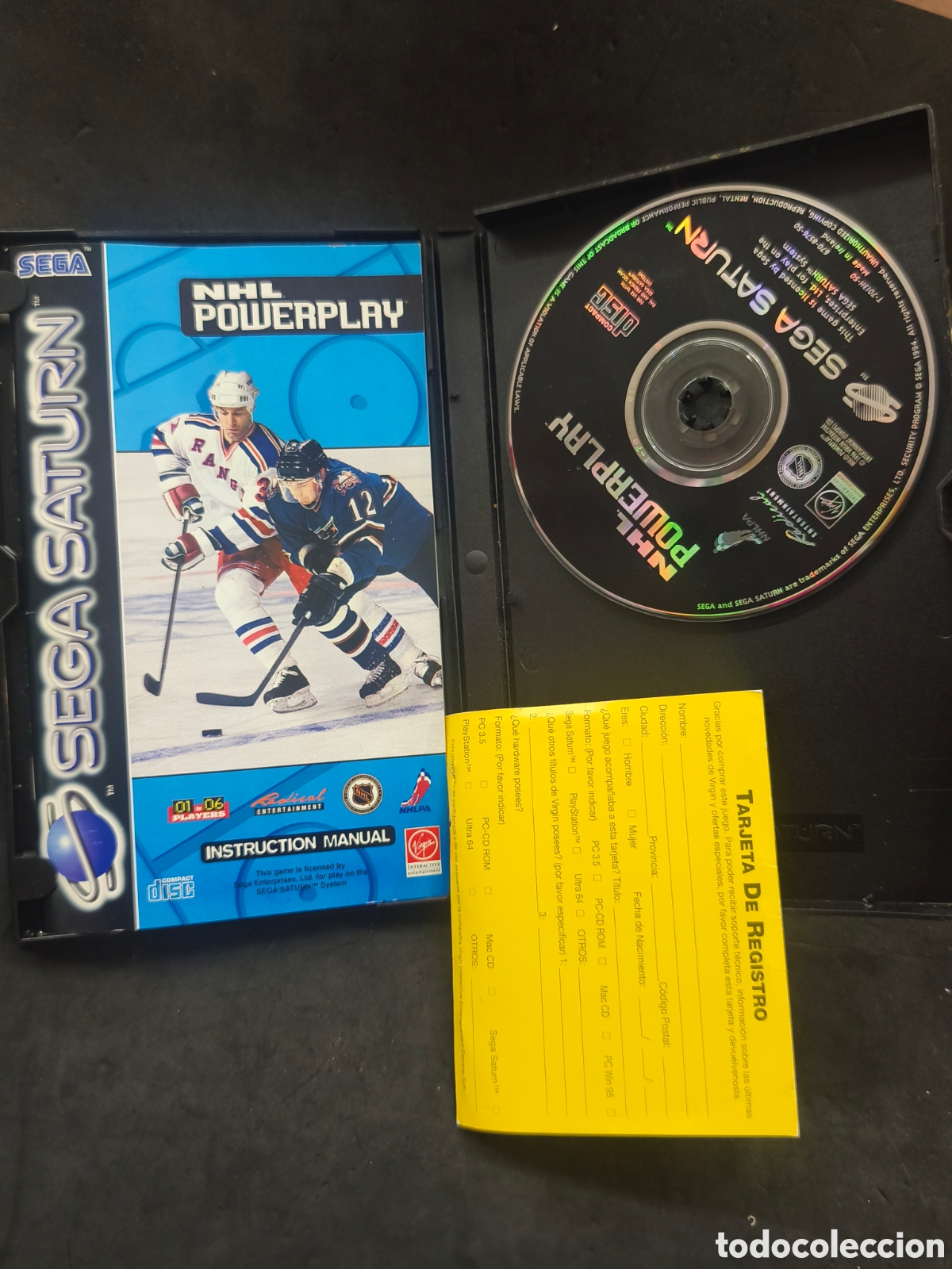 Videojuegos y consolas: Sega saturn NHL powerplay - Foto 4
