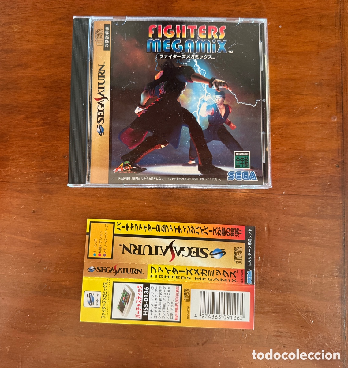 Videojuegos y consolas: Fighters Megamix Sega Saturn JAP &ndash; Completo + Spine Card &ndash; Estado impecable