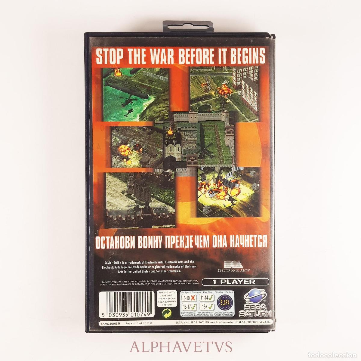 Videojuegos y consolas: Soviet Strike - Sega Saturn, SEGA - Foto 3