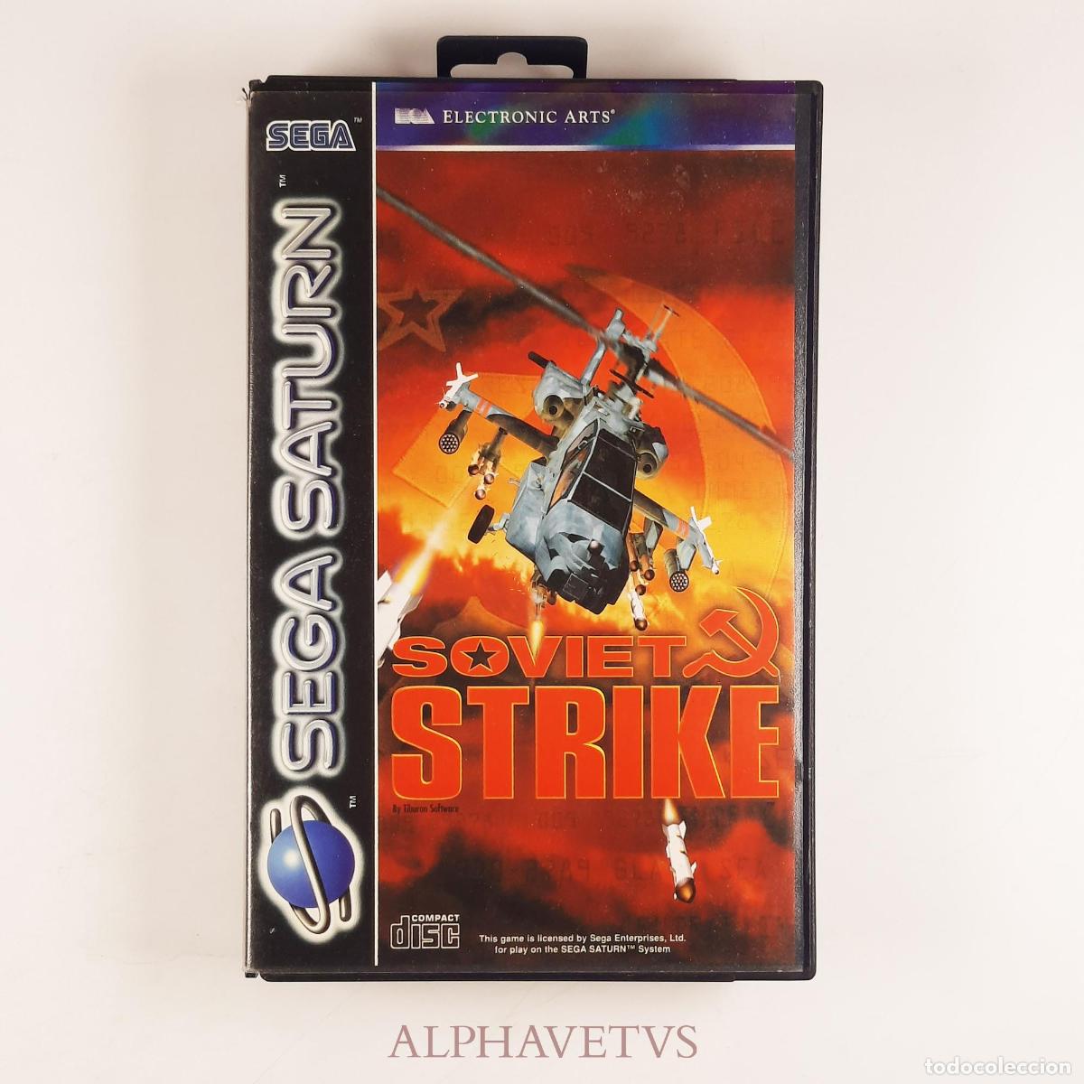 Videojogos e Consolas: Soviet Strike - Sega Saturn, SEGA