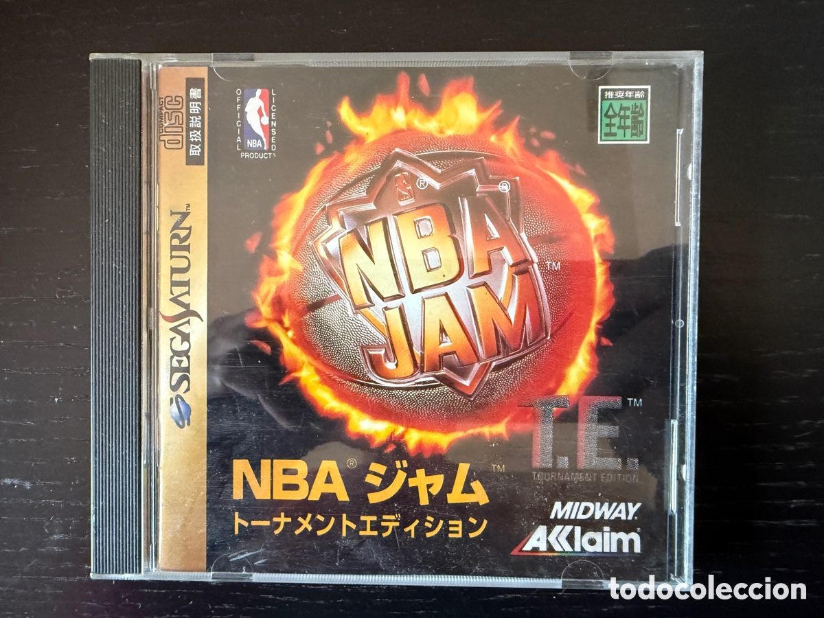 Videojuegos y consolas: NBA Jam Tournament Edition &ndash; Sega Saturn &ndash; Edici&oacute;n japonesa original 1995 &ndash; Con manual