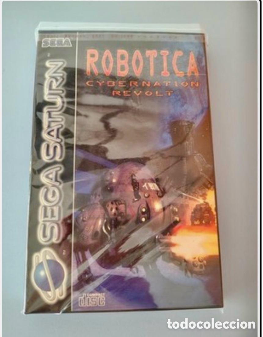 Videojuegos y consolas: Sega Saturn Original Juegos Robotica: Cybernation Revolt, + Manual, Caja Originales