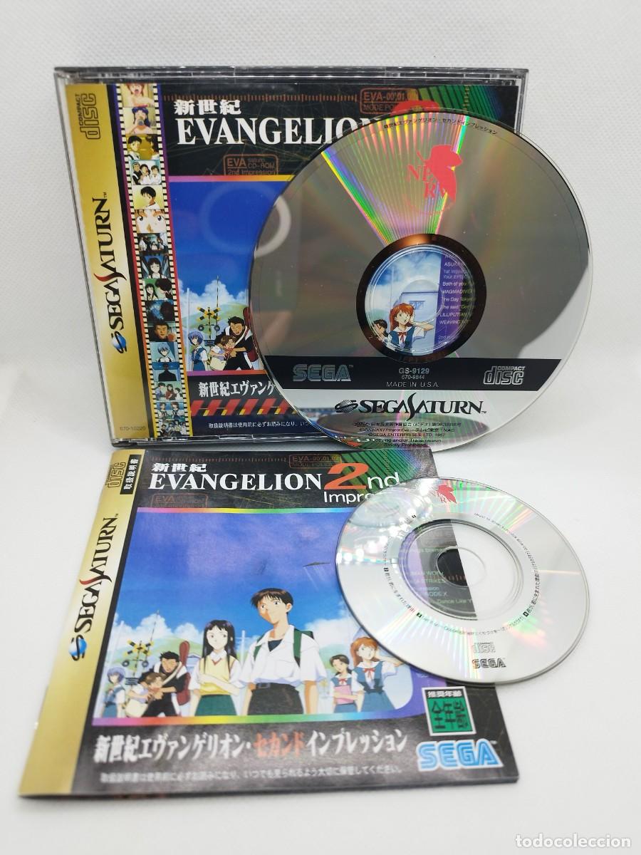 Videojuegos y consolas: Neon Genesis Evangelion 2nd Impression Sega Saturn NTSC-J
