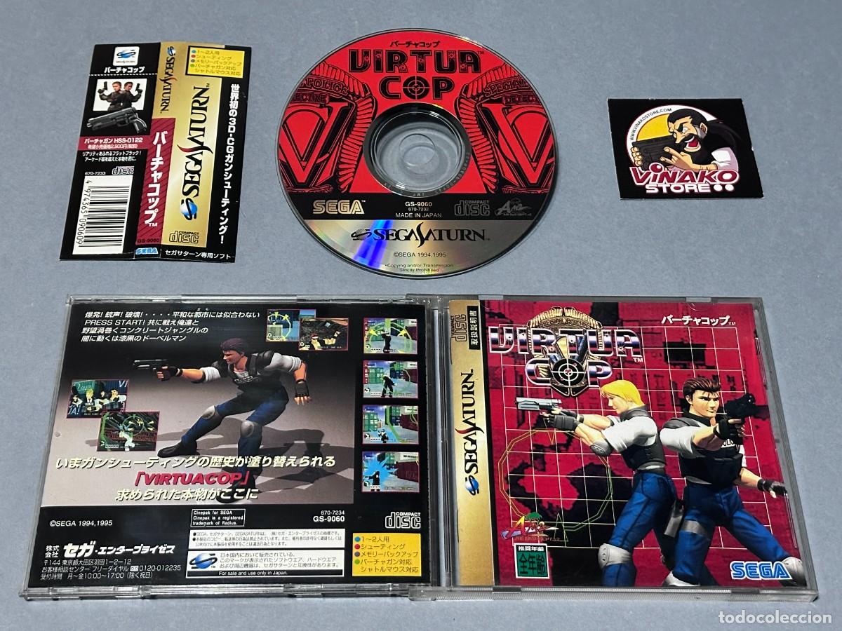 Videojuegos y consolas: Virtua Cop Sega Saturn NTSC-J Spinecard