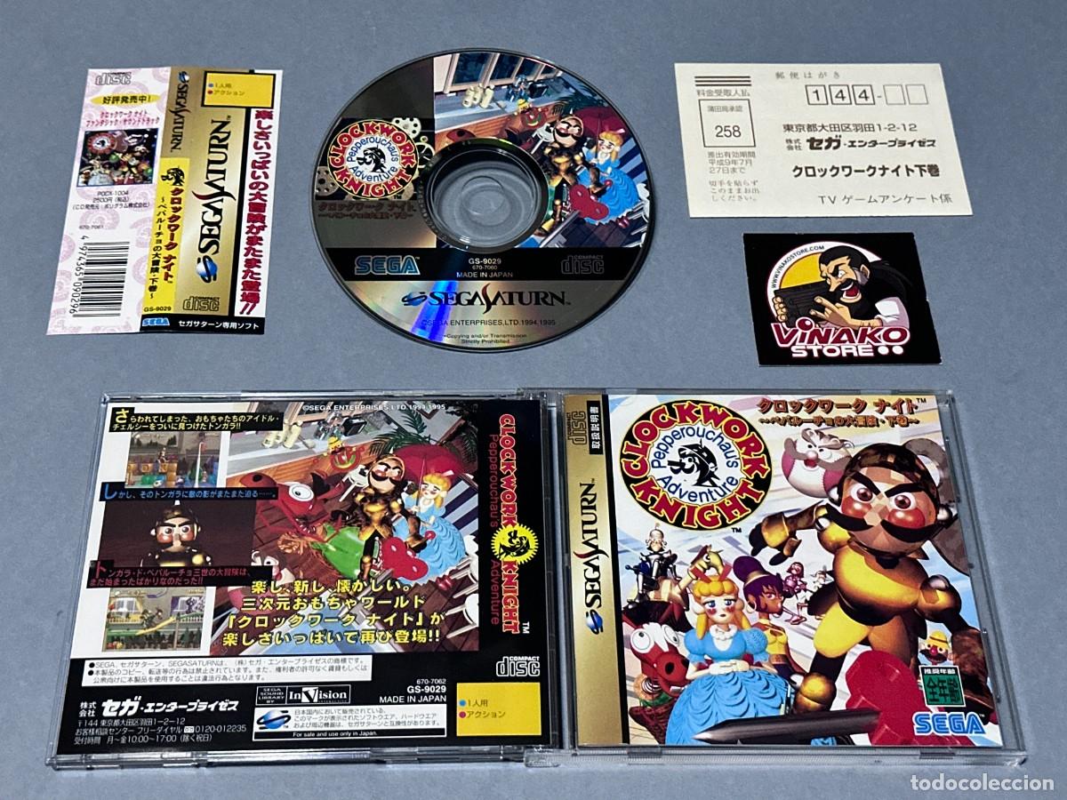 Videojuegos y consolas: Clockwork Knight 2 Sega Saturn NTSC-J Spinecard + Reg.card