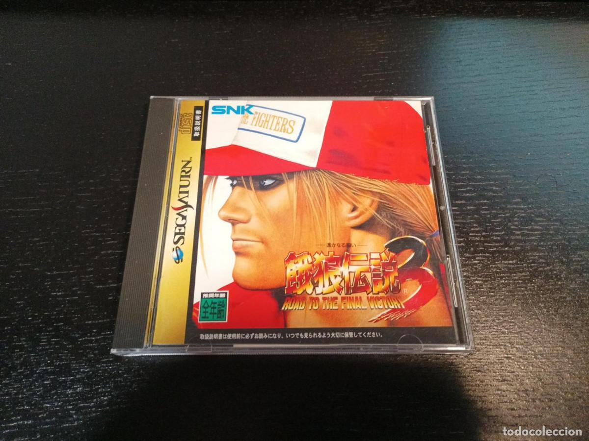 Videojuegos y consolas: Fatal Fury 3 Garou Densetsu 3 Sega Saturn Jap&oacute;n NTSC-J completo con spine cardat