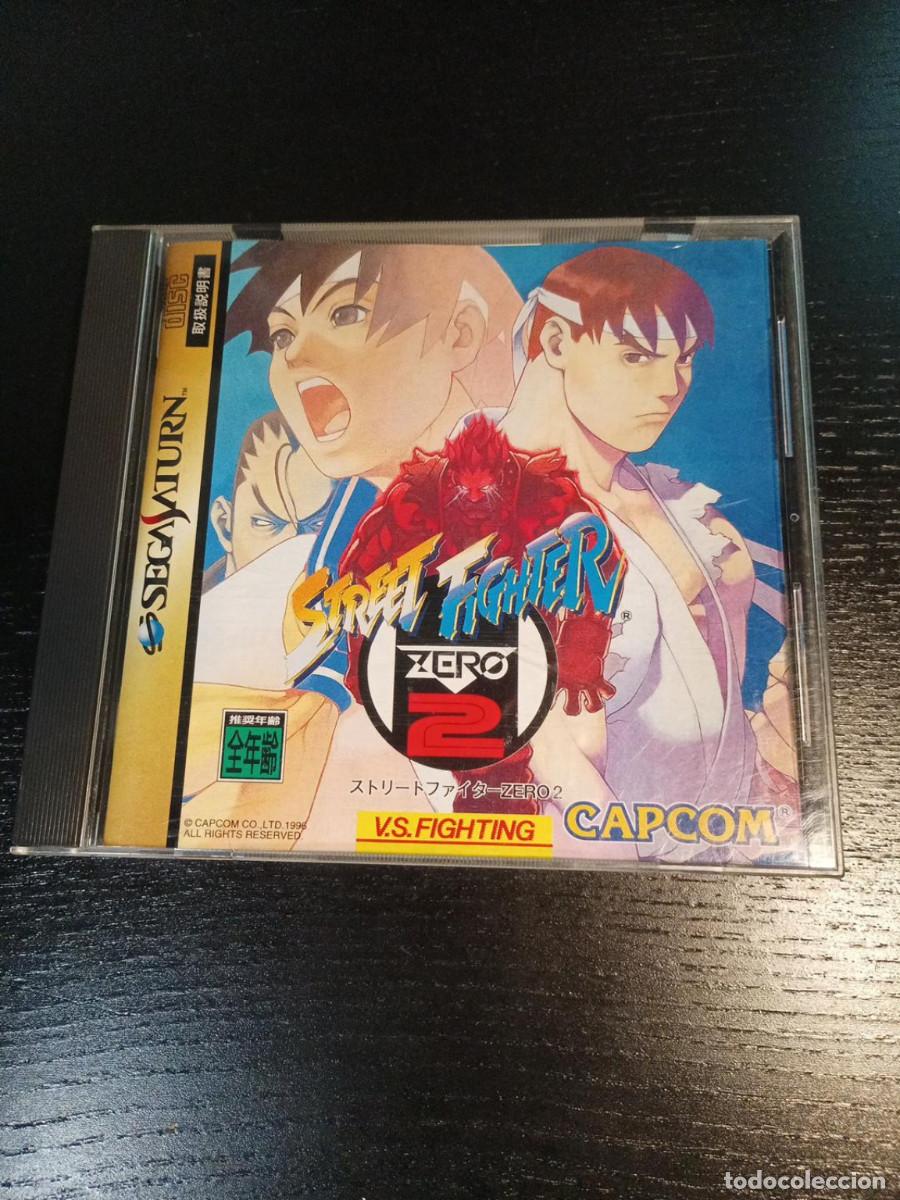 Videojuegos y consolas: Street Fighter Zero 2 Sega Saturn Jap&oacute;n NTSC-J completo con spine card