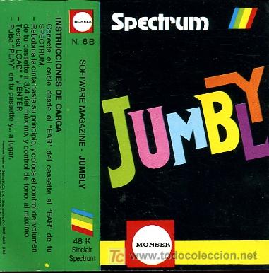 Videojuegos y consolas: Software Magazine - Jumbly - 48K Sinclair Spectrum - 1985 - Foto 1