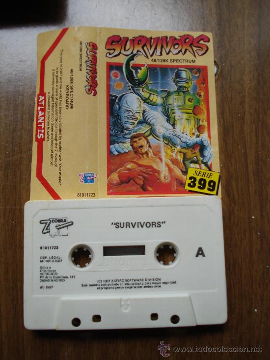 Videojuegos y consolas: JUEGO SPECTRUM SINCLAIR, SURVIVORS - Foto 2