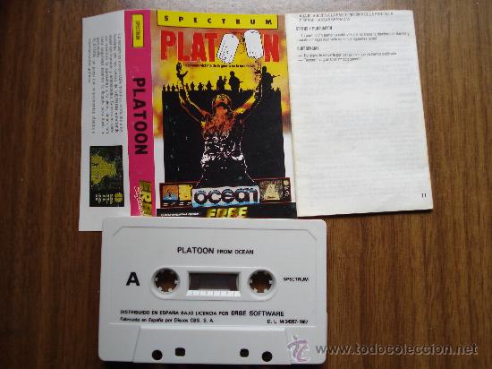 Videojuegos y consolas: JUEGO SPECTRUM SINCLAIR, PLATOON - Foto 2