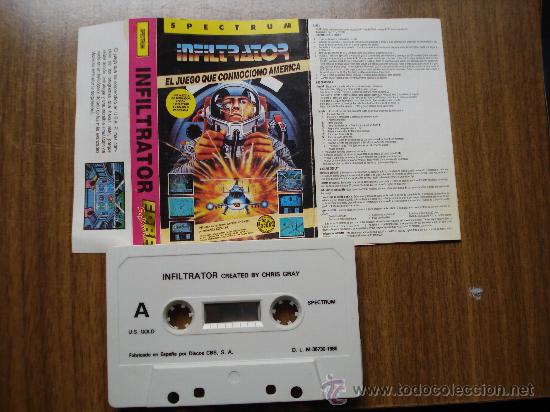 Videojuegos y consolas: JUEGO SPECTRUM SINCLAIR, INFILTRATOR - Foto 2