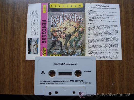 Videojuegos y consolas: JUEGO SPECTRUM SINCLAIR, RENEGADE - Foto 2