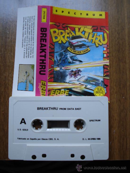 Videojuegos y consolas: JUEGO SPECTRUM SINCLAIR, BREAKTHRU - Foto 2