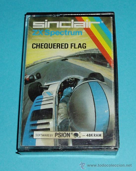 Videojuegos y consolas: CHEQUERED FLAG. XZ SPECTRUM. SINCLAIR - Foto 1