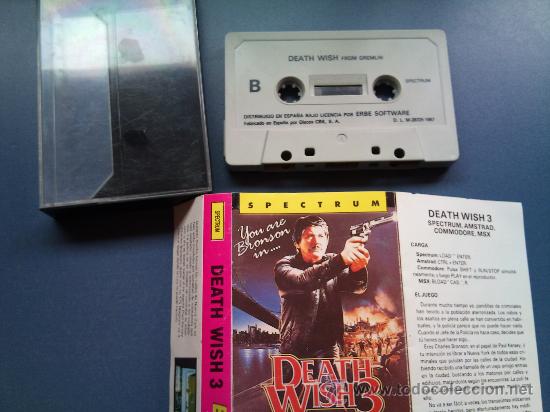 Videojuegos y consolas: juego spectrum death wish 3 - Foto 1