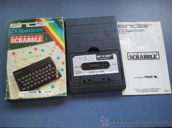 Videojuegos y consolas: SCRABBLE SPECTRUM CAJA ANTIGUA - Foto 1